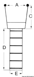Platform-loopplank-ladder klein